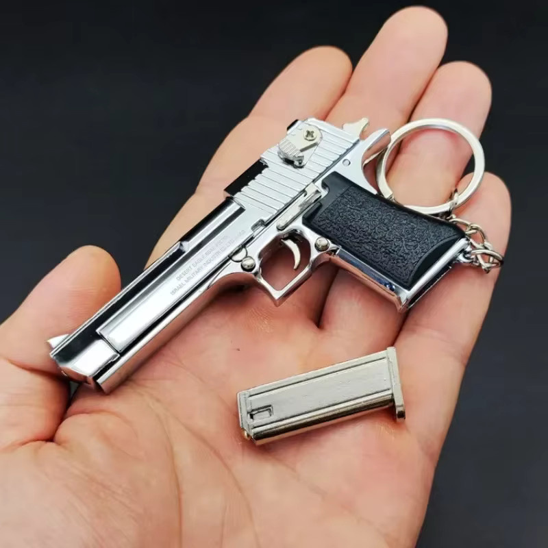 MYGVN Mini-Spielzeugpistolen-Modell, 1:3 Maßstab, Metall, Legierung, Schlüsselanhänger - Bild 2