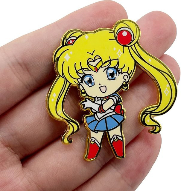 Bandai Brosche Sailor Moon Anime, Emaille, Damen - Bild 1