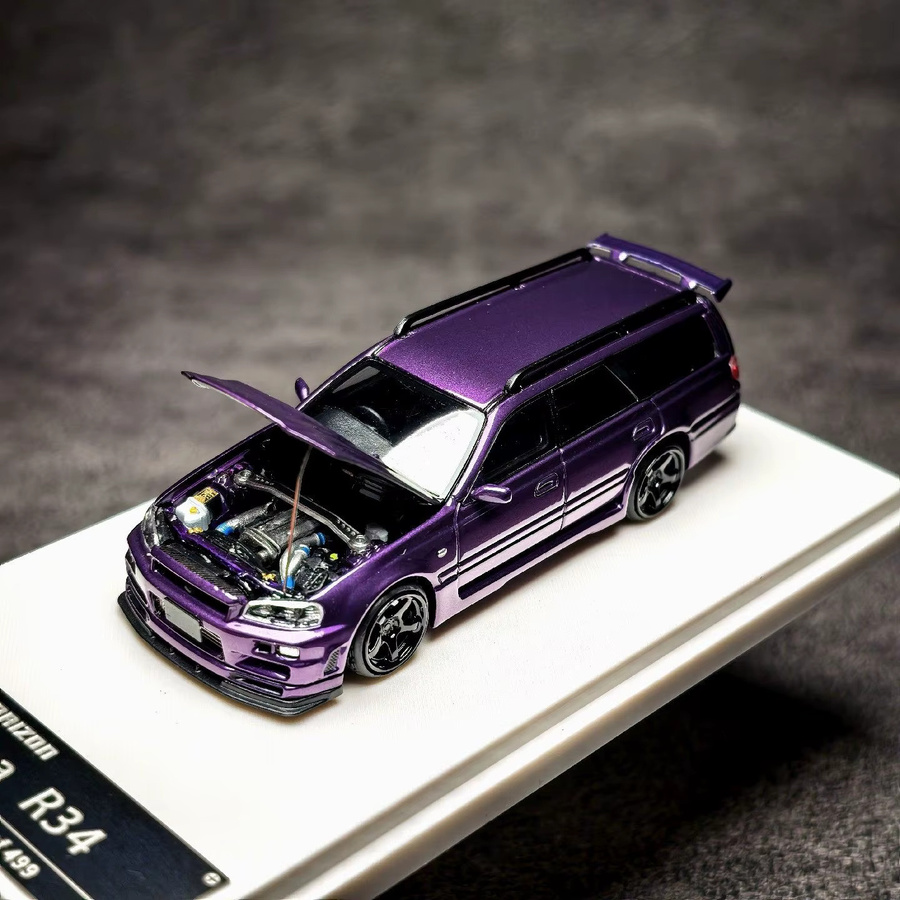 FH Diecast Nissan Stagea 260RS R34 Kombi, Automodell, 1:64, Metall - Bild 2