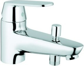 Grohe Eurosmart Cosmopolitan Wannen-Einhebelmischer in Chrom mit Metall-Bedienhebel - Bild 1