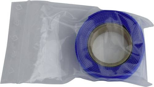 TRU Components Klettband zum Bündeln Blau, Breite: 20 mm, Länge: 1000 mm - Bild 1