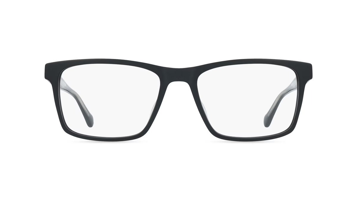Fossil FOS 7214/G Korrektionsbrille, Herren, Vollrand, Eckig, Acetat, Schwarz - Bild 1