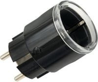 Shelly Smart-Stecker Plug S Gen3 Schaltsteckdose Schwarz - Bild 1