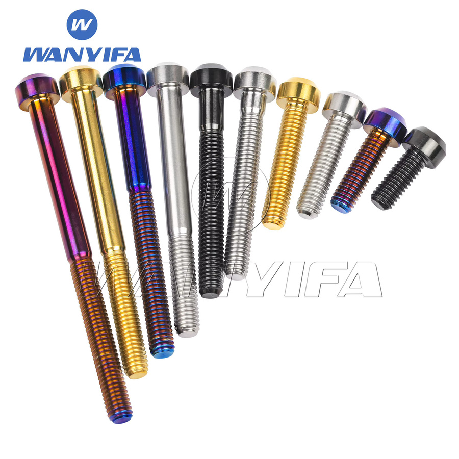 Wanyifa Titanschraube M6 mit Torx-Kopf aus Titan in verschiedenen Längen für Fahrrad und Motorrad - Bild 2