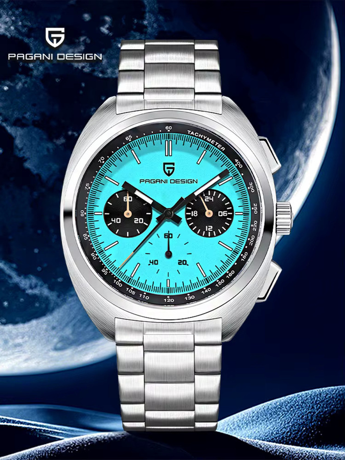 Pagani Design Chronograph, Quarz, Edelstahl, Saphirglas, Herren - Bild 7