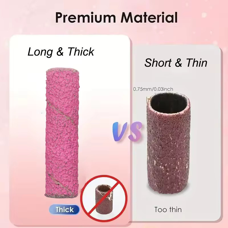 Easy Nail Mini-Schleifbänder, 50er-Packung, Weiß, Pink, Lila - Bild 3