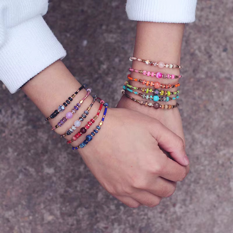 Armband Rocailles, Bunt, Damen - Bild 2