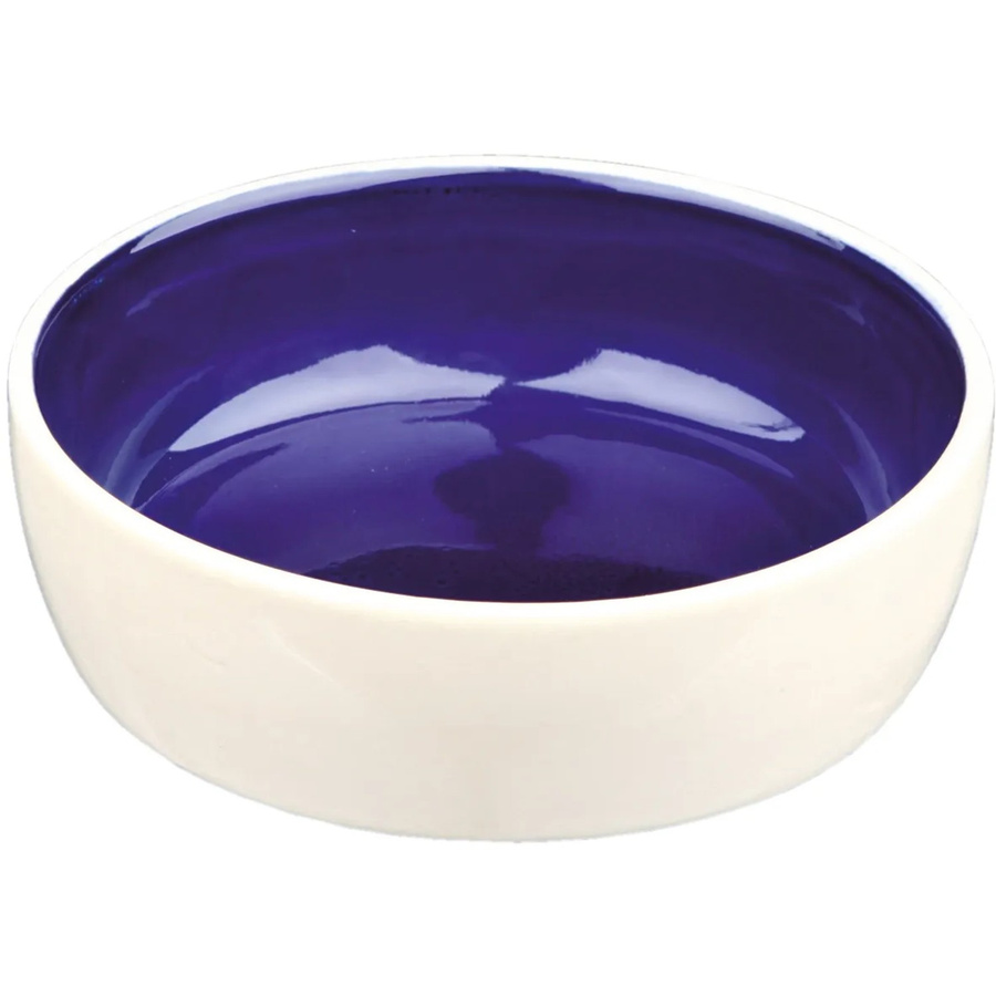 Jollypaw Keramiknapf für Katzen in Creme und Blau, Durchmesser: 13 cm - Bild 2