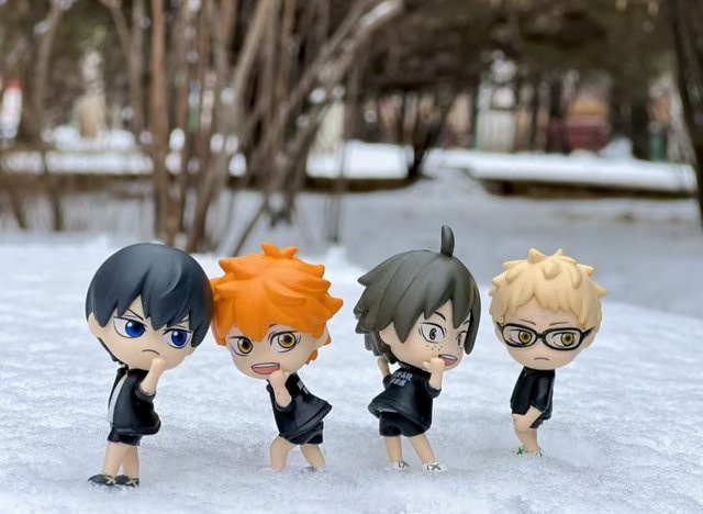 Banpresto Volleyball Boys Blind Box Greeting Hinata und Kageyama Looking Back Display Team Uniform Figur, Einzelfigur - Bild 1