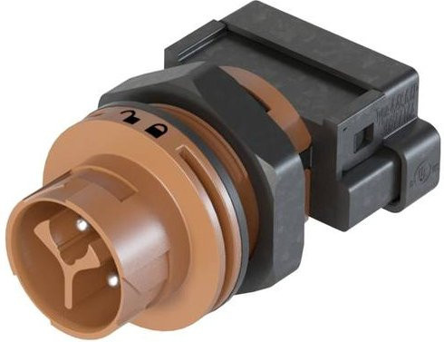 Wieland Electric 46.032.M0L0.4 Geräteanschluss in Braun - Bild 1