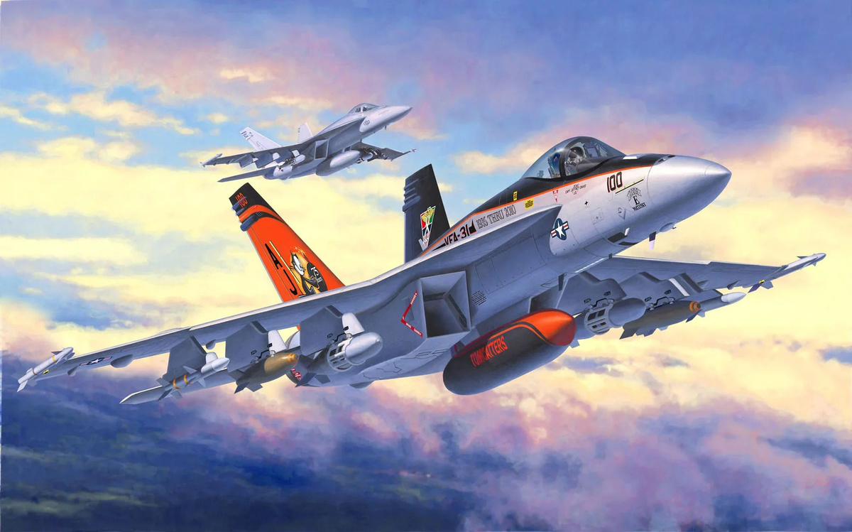 Revell F/A-18E Super Hornet, Modellbausatz, 1:144, ab 10 Jahren - Bild 4