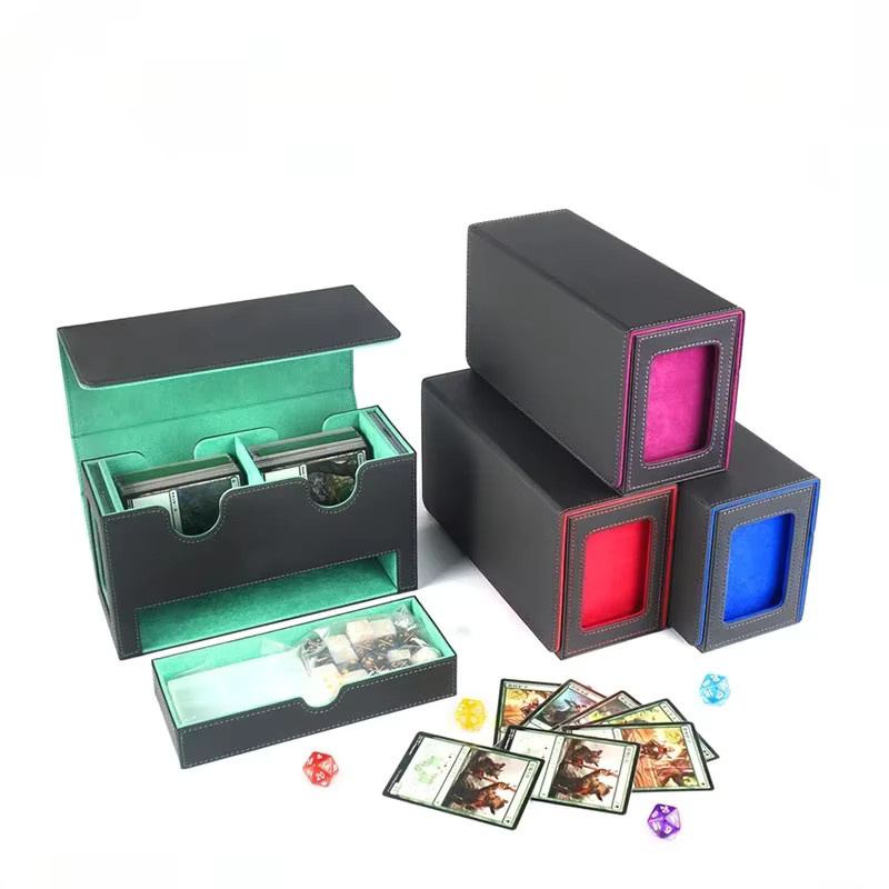 RyshePro 3-in-1-Kartenetui, Karten-Aufbewahrungsbox, PU-Leder - Bild 3