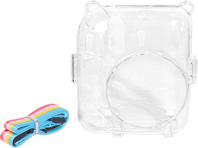 Fujifilm Instax Mini 12 Mini-Kameratasche mit Schultergurt, transparente Schutzhülle und Aufbewahrungstasche - Bild 1