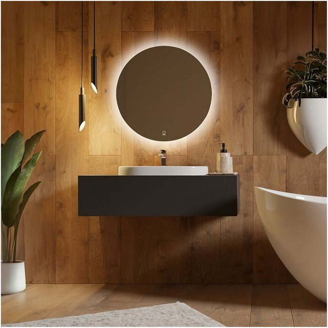 HOME DELUXE LED-Spiegel SILA Rund mit Dimmer und Touch-Schalter, Durchmesser: 60 cm - Bild 1