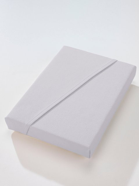 Dormisette Betttuch aus Baumwolle in Grau, Flannelette, B/T: 250 x 200 cm - Bild 1