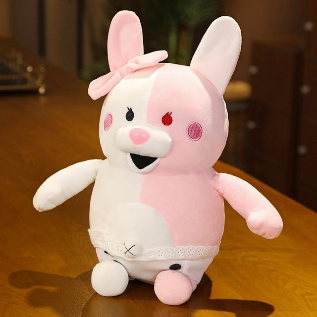 Danganronpa V3 Monokuma Plüschtier, Schwarz-Weiß, 35cm - Bild 1