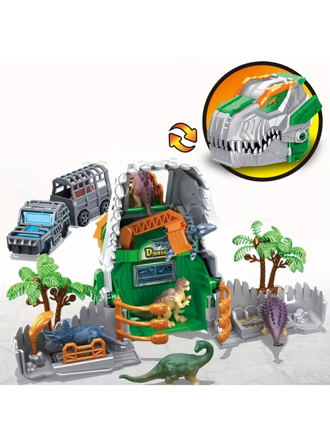 SONGYI Jurassic Park Dinosaurier Park Spielset, Lernspielzeug, ab 3 Jahre - Bild 6