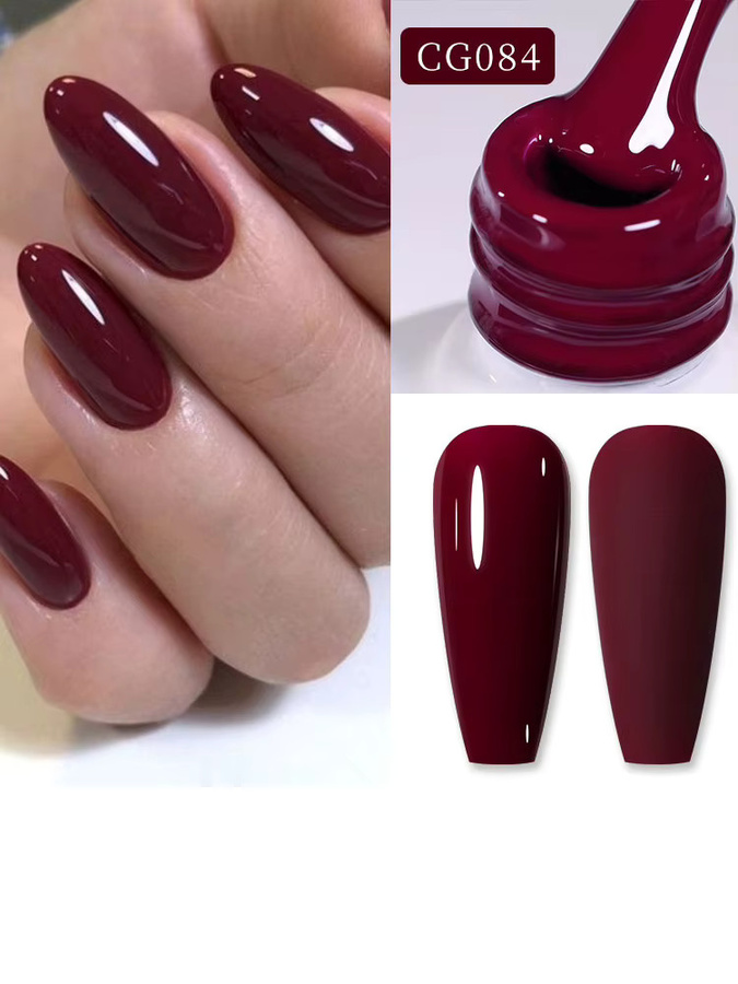 BORN PRETTY Gel-Nagellack, Weinrot, 10 ml - Bild 3