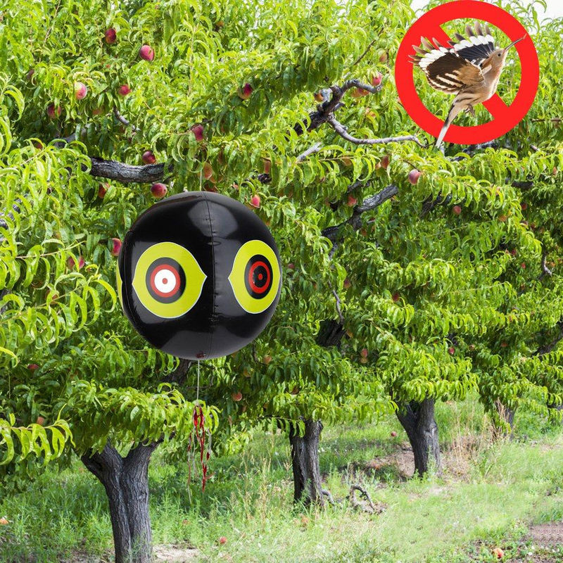 TOMTOP JMS Terror Aufblasbarer Vogelschreck-Ballon zur Vogelabwehr in Schwarz aus PVC - Bild 4