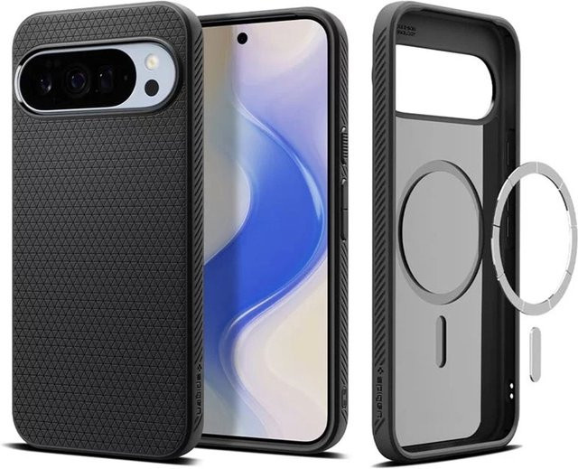 Spigen Liquid Air MagSafe Schutzhülle für Google Pixel 10 Pro XL in Mattschwarz - Bild 1