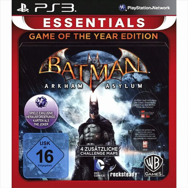 Batman Arkham Asylum Essentials Action Adventure Spiel von Warner Bros. Entertainment UK Limited in Schwarz - Bild 1