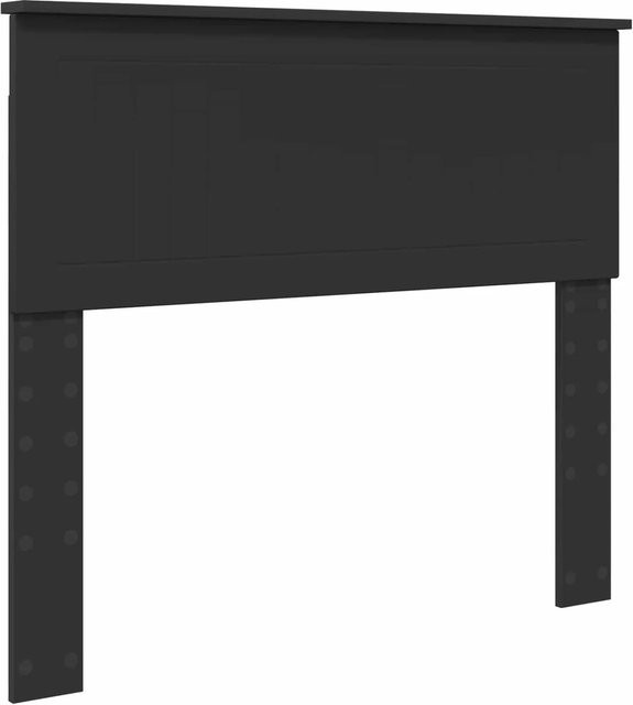 vidaXL Kopfteil in Schwarz und Eichen-Optik aus Holzwerkstoff, Breite: 100 cm - Bild 1