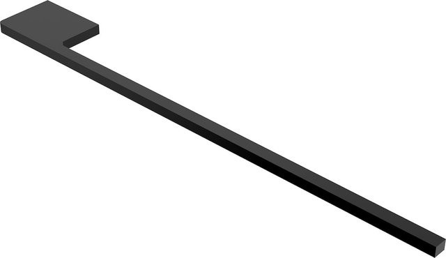 Kalb Handtuchhalter Slim für Waschtisch aus Aluminium in Schwarz Matt, Länge: 40 cm, Tiefe: 5 cm, Höhe: 0,8 cm - Bild 1