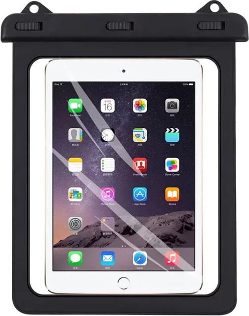 Wasserdichte Tablet-Tasche von OLPAY für iPad Mini, iPad Air und iPad Pro in Blau oder Schwarz - Bild 1