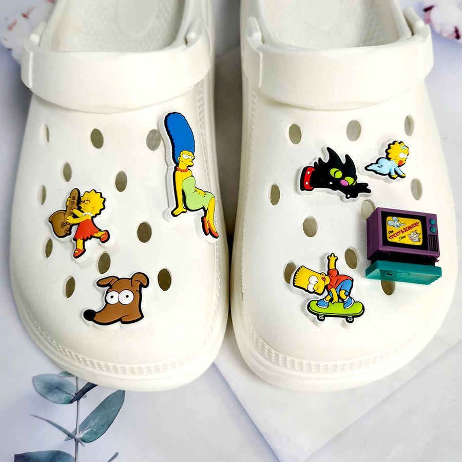 Hot Toys Die Simpsons, Schuh-Charms, 9-teiliges Set, Kunststoff, Bunt - Bild 3
