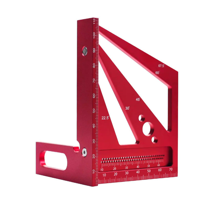 GDART 3D-Anreißnadel aus Aluminium mit T-Typ-Winkelmesser für die Holzbearbeitung, quadratischer Winkelmesser mit 22,5/30/45/60/67,5/90 Grad - Bild 3