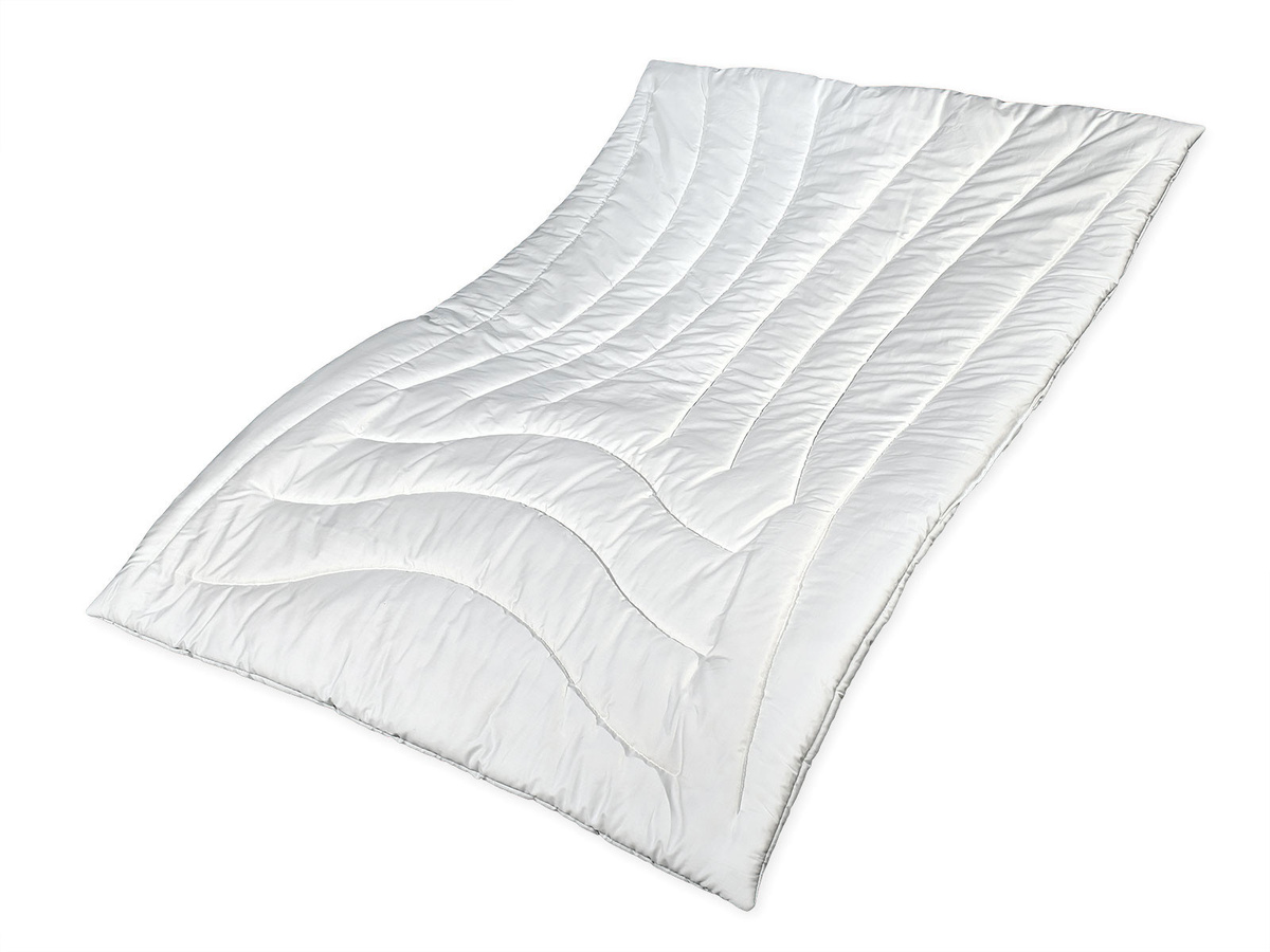 Garanta Duo-Leichtsteppbett Alpenglück Zirbe mit Schafschurwolle in Weiß, B/T: 135 x 200 cm - Bild 1