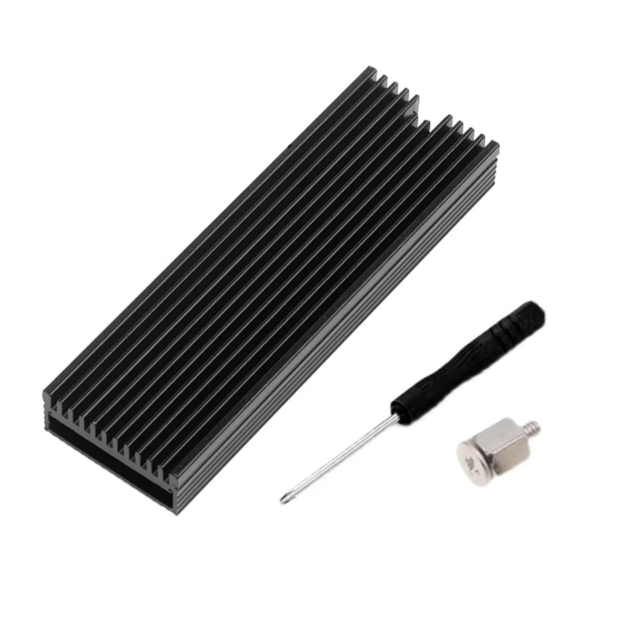 LAIMANEI M.2 NVMe Kühlkörper aus Aluminiumlegierung mit Wärmeleitpad für SSDs - Bild 5