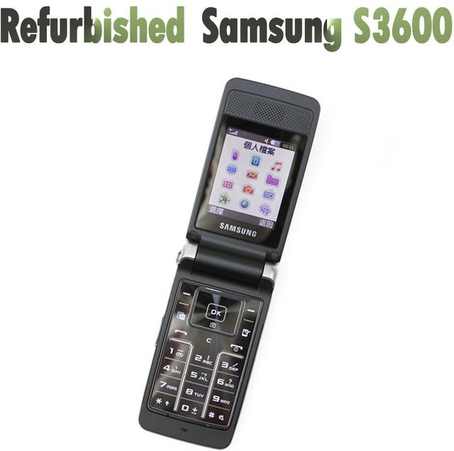 Generalüberholtes Samsung S3600 Mobiltelefon in Silber mit 2,2 Zoll Display und 1 SIM-Kartenslot - Bild 1