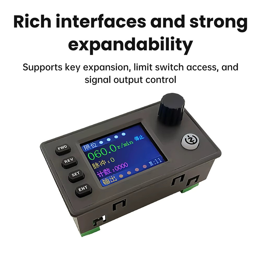 diymore SMC05 Schrittmotor-Pulsregler mit Bluetooth-App-Steuerung und Vorwärts- sowie Rückwärtsgeschwindigkeitsregelung, Schwarz, 12–24 V - Bild 2