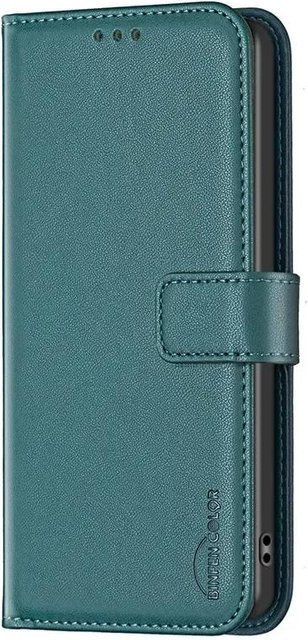 Wallet Flip Case Leder Handyhülle für Samsung Galaxy A27 A37 A57 5G in Türkis - Bild 1