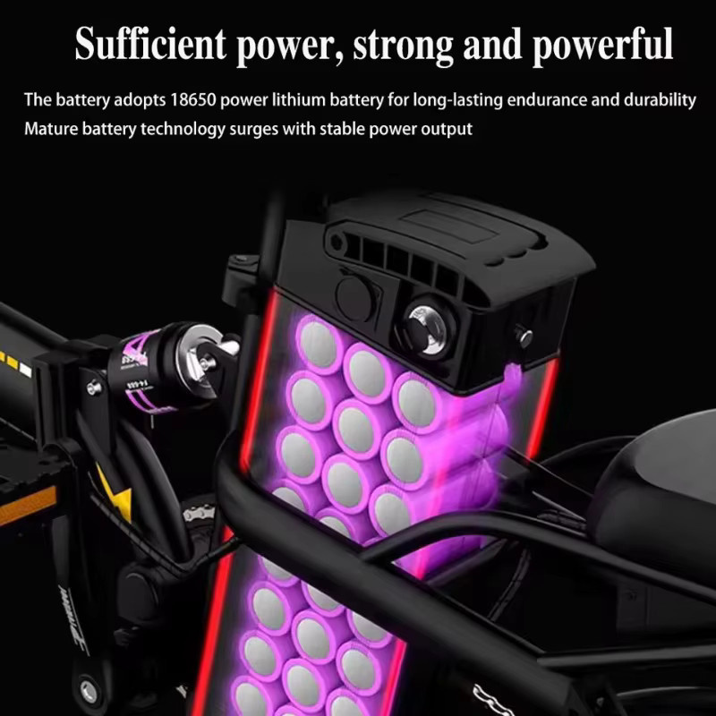 SUYIJIA Silverfish E-Bike Batterie 48V 30Ah Schwarz mit 18650-Zellen für 500-2000W Motoren - Bild 5