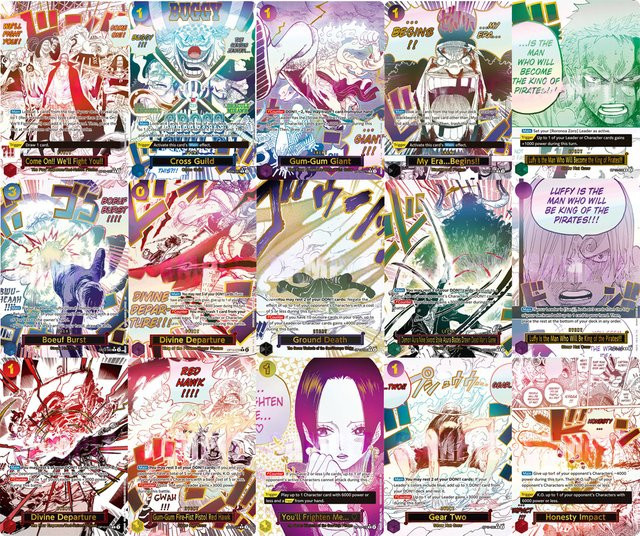 Bandai One Piece Sammelkarten-Spiel, Gum-Gum Giant Divine Departure Boeuf Burst Gear Two, Bunt / Mehrfarbig - Bild 1