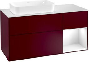 V&B Waschtischunterschrank Finion in Weiß lackiert, Breite: 120 cm, Tiefe: 50,1 cm, Höhe: 50,1 cm - Bild 1