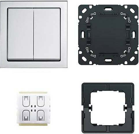 Busch-Jaeger Scene Controller 2CKA006710A0017 für Philips Hue und ZigBee, dimmbar und selbstklebend zur Wandmontage - Bild 1