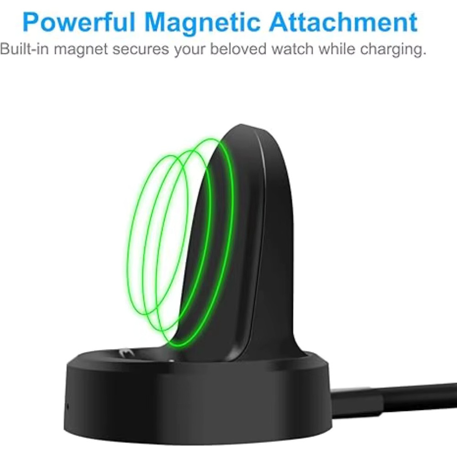 Samsung Ladegerät, kabelloses magnetisches Ladegerät, Schwarz, Silikon - Bild 6