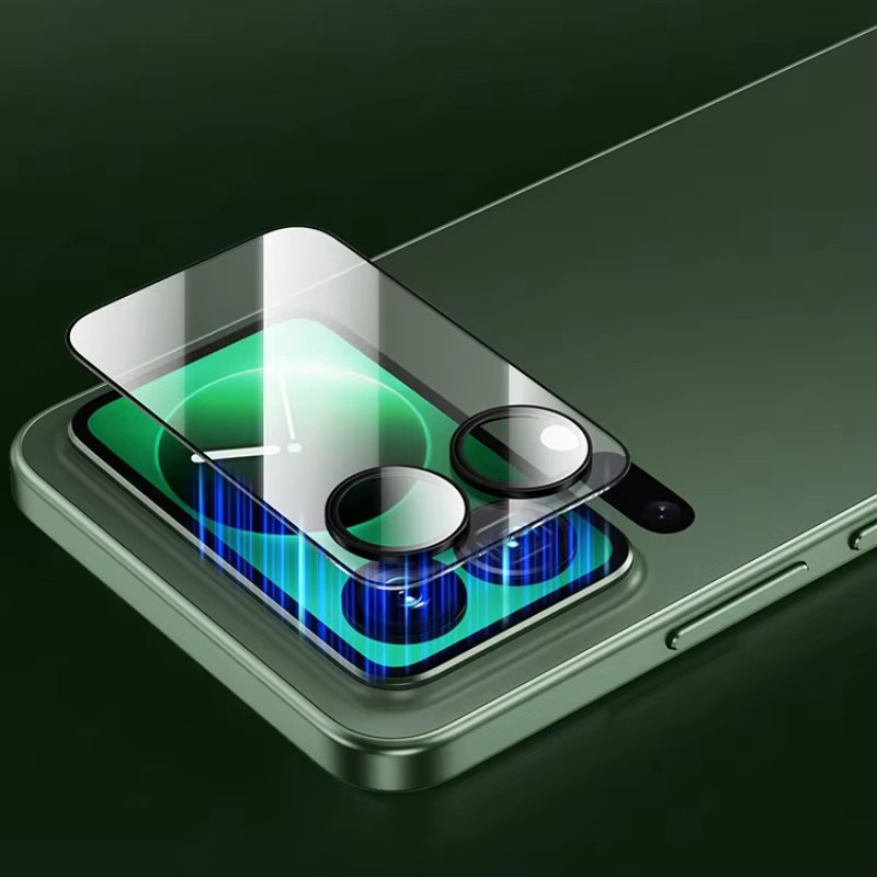 Xiaomi 17 Pro Max 3D Kamera Objektiv und Display Schutzfolie Set mit Rückseiten Aufkleber - Bild 3