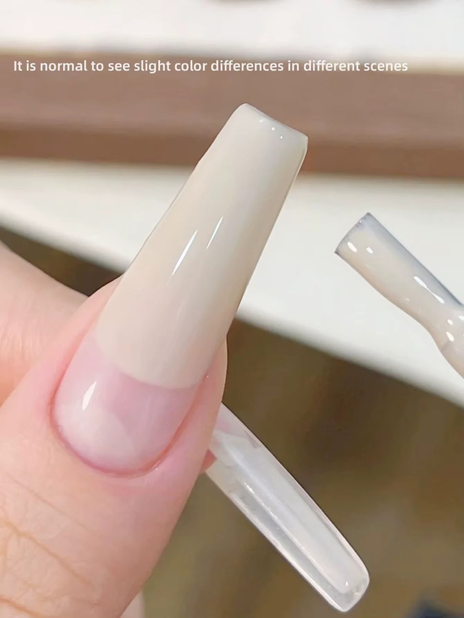 PSK Nagellack Milchweiß, Glänzend - Bild 2