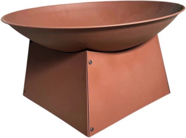 Jet-Line Feuerstelle Pueblo aus Metall in Rostoptik Braun Durchmesser: 58 cm - Bild 1