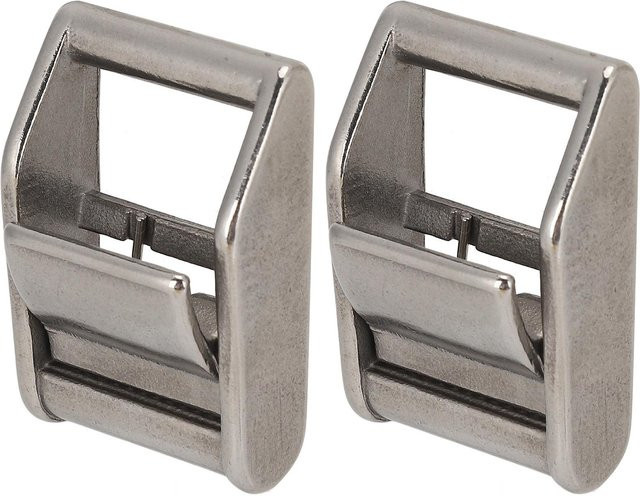 2 Stück Nockenschnallen aus 316 Edelstahl für 27mm Zurrgurte in Grau und Silber - Bild 1