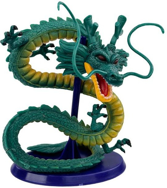 Fashnics Shenron Drache Anime Figur aus PVC in Cyan als Dekoration und Spielzeug für Kinder - Bild 1