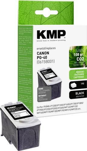 KMP Druckerpatrone kompatibel mit Canon PG-40 in Schwarz für Tintenstrahldrucker - Bild 1