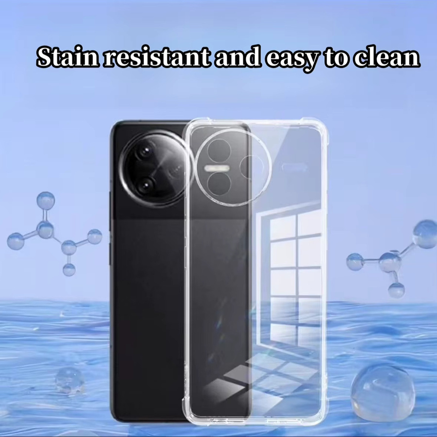 Transparente TPU stoßfeste Schutzhülle für Xiaomi POCO F7 Pro, POCO F6 und POCO F6 Pro - Bild 3