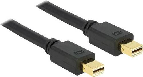 Delock Mini-DisplayPort Anschlusskabel, Farbe: Schwarz, Länge: 2,00 m - Bild 1