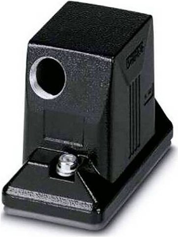 Phoenix Contact Tüllengehäuse HC-ADV-B10-HLWH-1STM25-MF-BK aus Aluminium in Schwarz - Bild 1