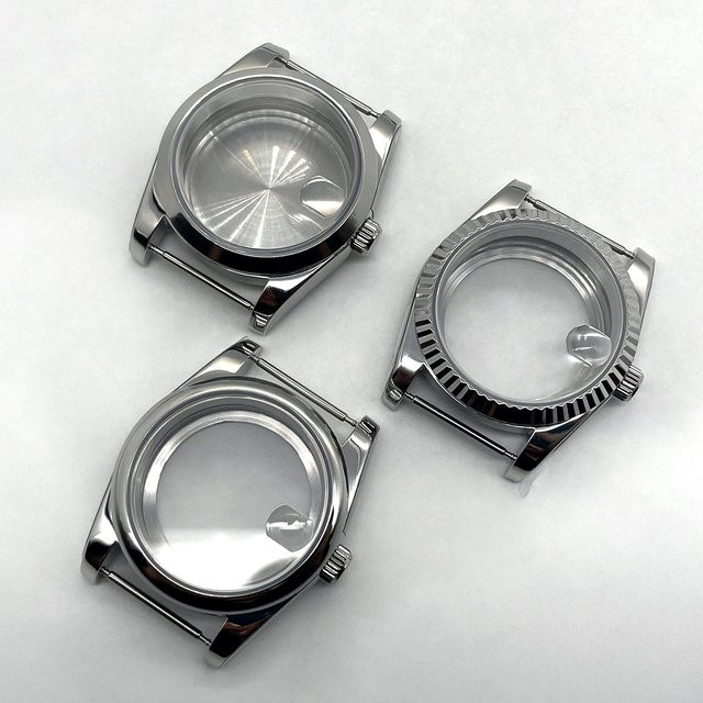 Neiton Uhrengehäuse, Edelstahl, Silber, 36 mm/39 mm, Saphirglas, Unisex - Bild 1